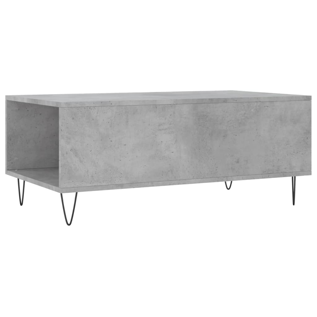 Konferenční Stolek Betonově Šedý 90X50X36,5 Cm Kompozitní Dřevo