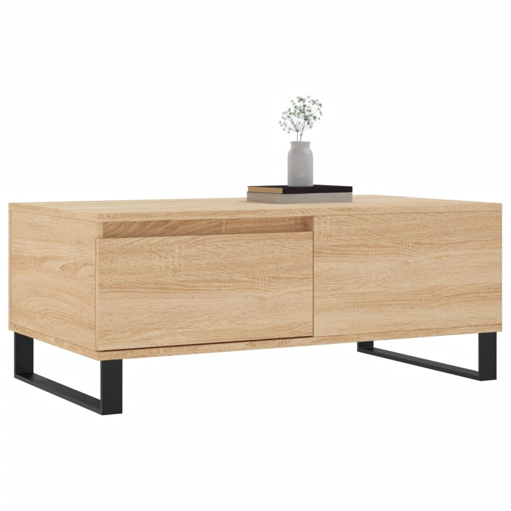 Konferenční Stolek Dub Sonoma 90X50X36,5 Cm Kompozitní Dřevo