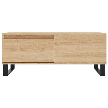 Konferenční Stolek Dub Sonoma 90X50X36,5 Cm Kompozitní Dřevo