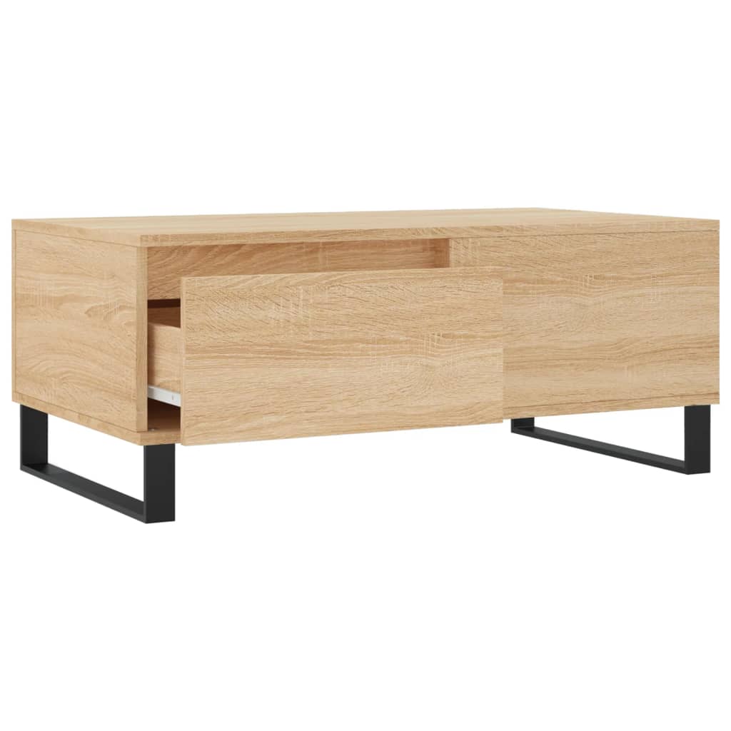 Konferenční Stolek Dub Sonoma 90X50X36,5 Cm Kompozitní Dřevo