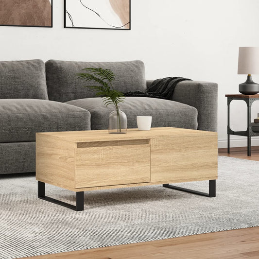 Konferenční Stolek Dub Sonoma 90X50X36,5 Cm Kompozitní Dřevo