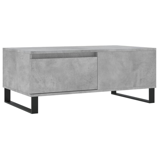 Konferenční Stolek Betonově Šedý 90X50X36,5 Cm Kompozitní Dřevo