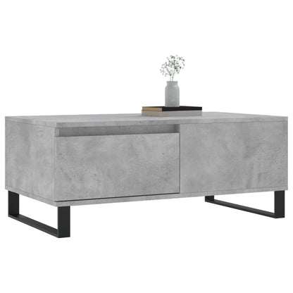 Konferenční Stolek Betonově Šedý 90X50X36,5 Cm Kompozitní Dřevo