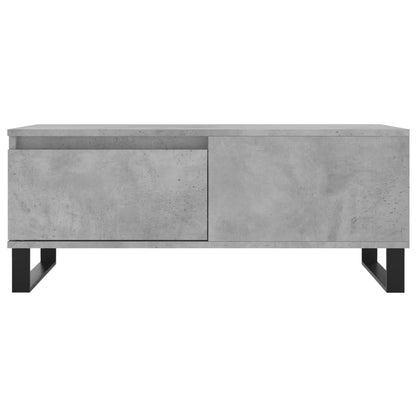 Konferenční Stolek Betonově Šedý 90X50X36,5 Cm Kompozitní Dřevo