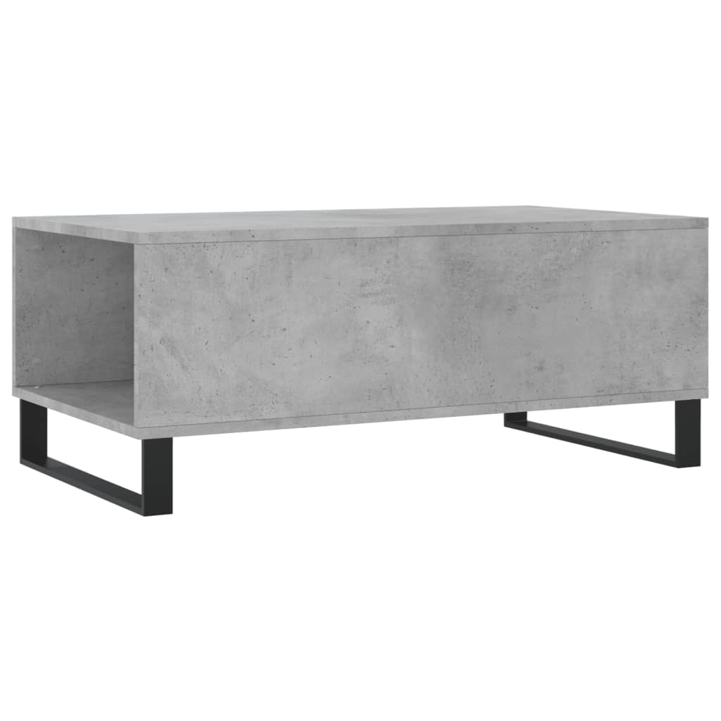 Konferenční Stolek Betonově Šedý 90X50X36,5 Cm Kompozitní Dřevo