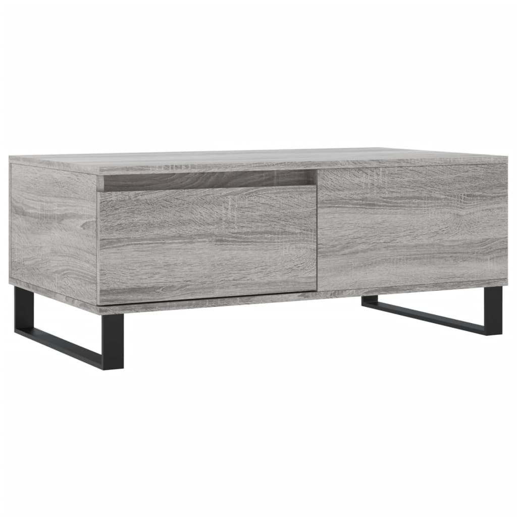 Konferenční Stolek Šedý Sonoma 90X50X36,5 Cm Kompozitní Dřevo