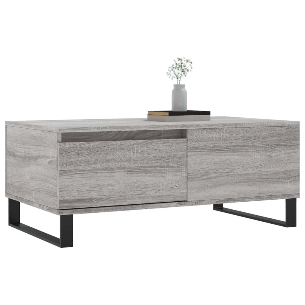 Konferenční Stolek Šedý Sonoma 90X50X36,5 Cm Kompozitní Dřevo