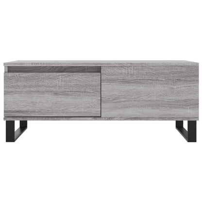 Konferenční Stolek Šedý Sonoma 90X50X36,5 Cm Kompozitní Dřevo