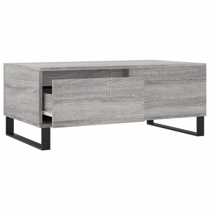 Konferenční Stolek Šedý Sonoma 90X50X36,5 Cm Kompozitní Dřevo