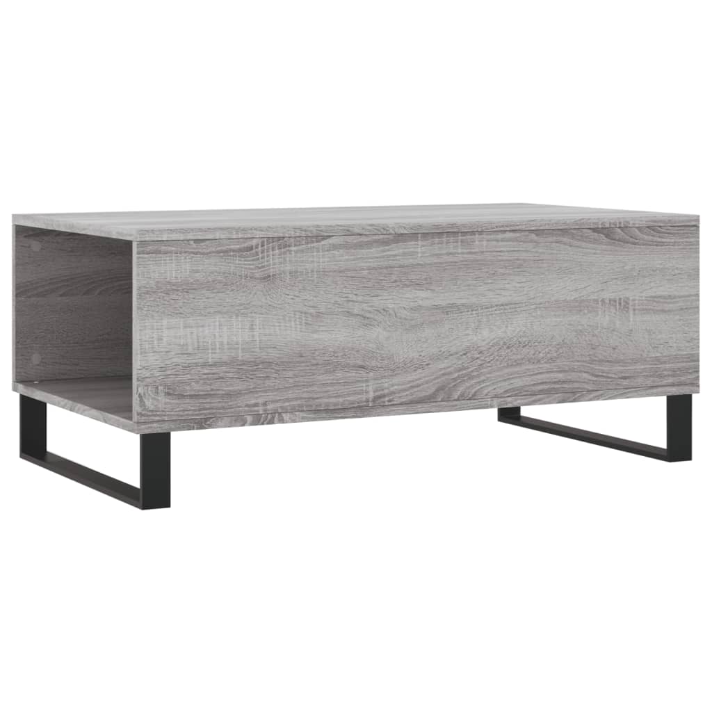 Konferenční Stolek Šedý Sonoma 90X50X36,5 Cm Kompozitní Dřevo