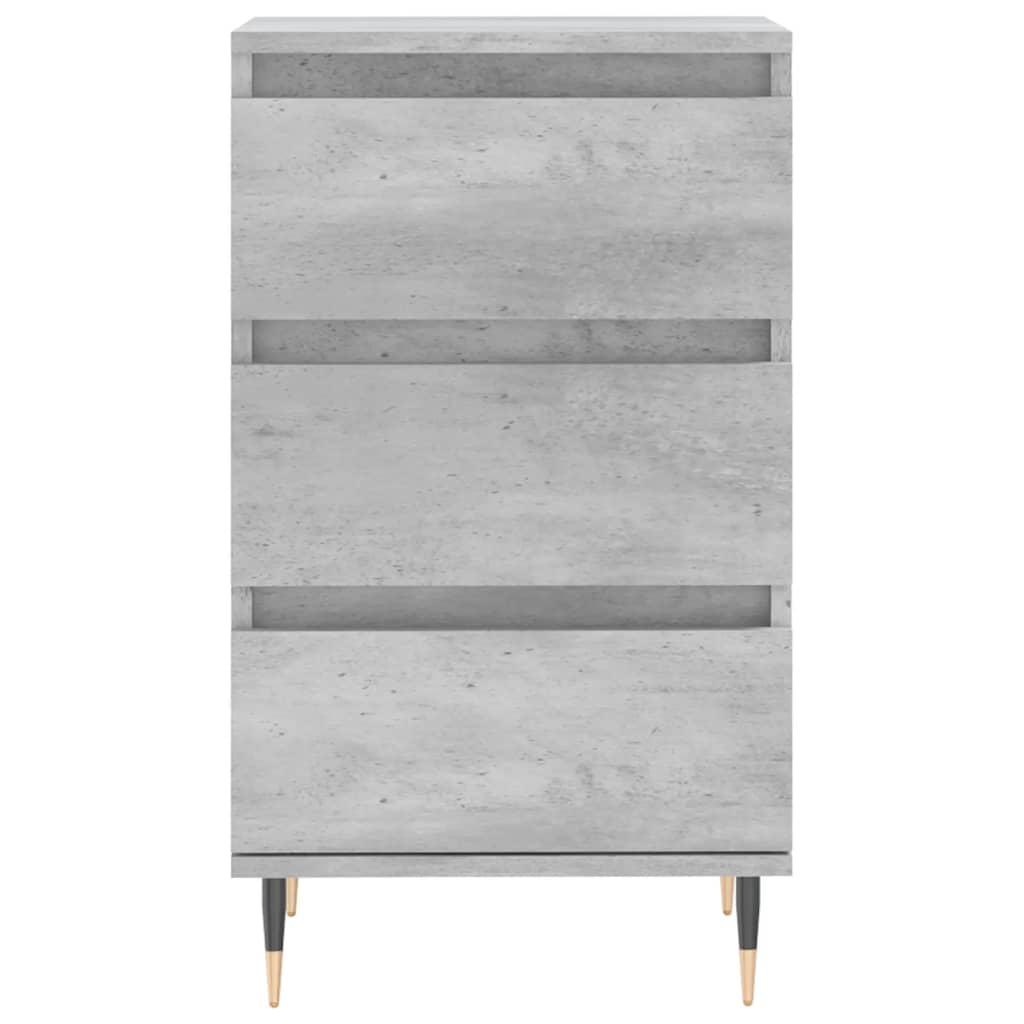Příborník Betonově Šedý 40 X 35 X 70 Cm Kompozitní Dřevo