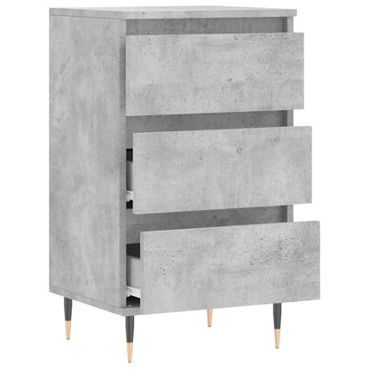 Příborník Betonově Šedý 40 X 35 X 70 Cm Kompozitní Dřevo