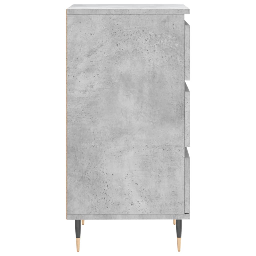 Příborník Betonově Šedý 40 X 35 X 70 Cm Kompozitní Dřevo