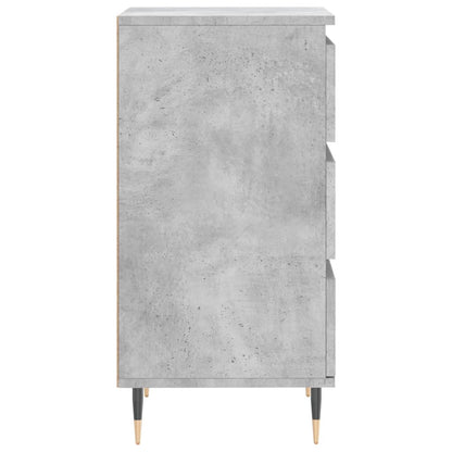 Příborník Betonově Šedý 40 X 35 X 70 Cm Kompozitní Dřevo