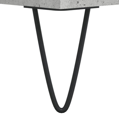 Příborník Betonově Šedý 60 X 35 X 70 Cm Kompozitní Dřevo