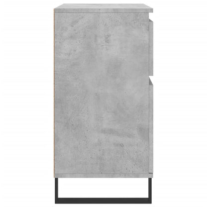 Příborník Betonově Šedý 60 X 35 X 70 Cm Kompozitní Dřevo