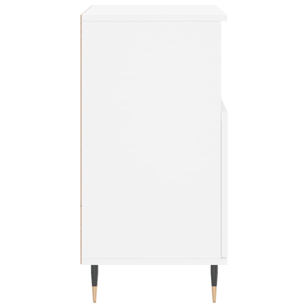 Příborník Bílý 60 X 35 X 70 Cm Kompozitní Dřevo