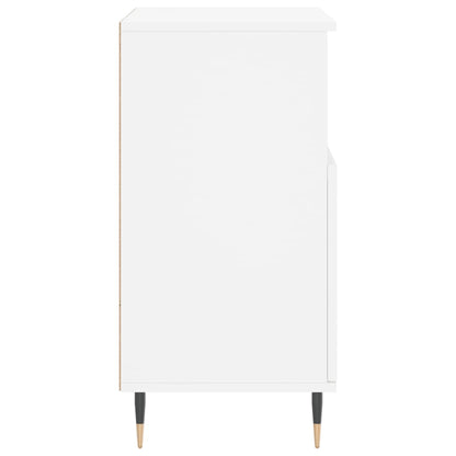 Příborník Bílý 60 X 35 X 70 Cm Kompozitní Dřevo