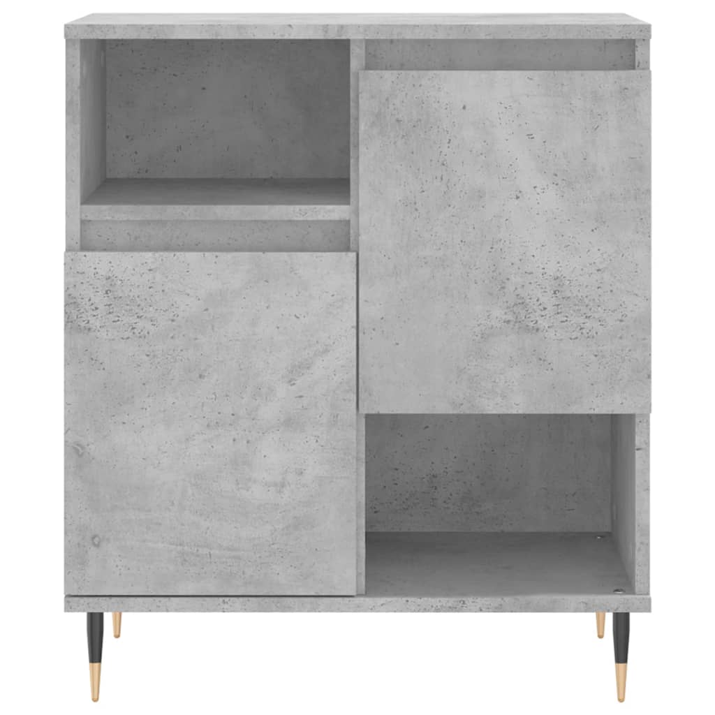 Příborník Betonově Šedý 60 X 35 X 70 Cm Kompozitní Dřevo
