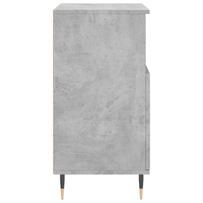 Příborník Betonově Šedý 60 X 35 X 70 Cm Kompozitní Dřevo