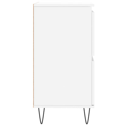 Příborník Bílý 60 X 35 X 70 Cm Kompozitní Dřevo