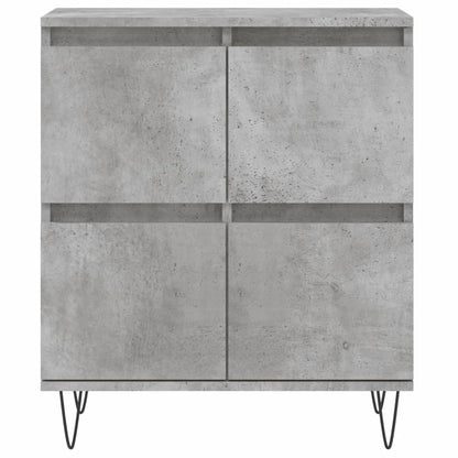 Příborník Betonově Šedý 60 X 35 X 70 Cm Kompozitní Dřevo