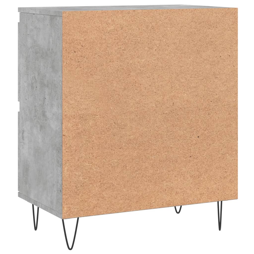 Příborník Betonově Šedý 60 X 35 X 70 Cm Kompozitní Dřevo