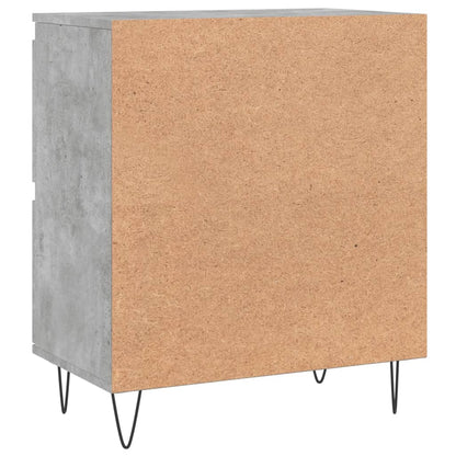 Příborník Betonově Šedý 60 X 35 X 70 Cm Kompozitní Dřevo