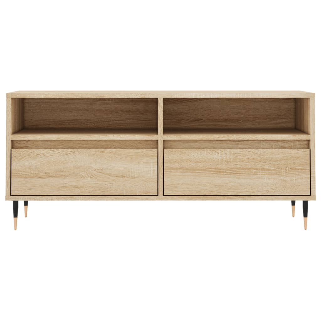 Tv Skříňka Dub Sonoma 100 X 34,5 X 44,5 Cm Kompozitní Dřevo