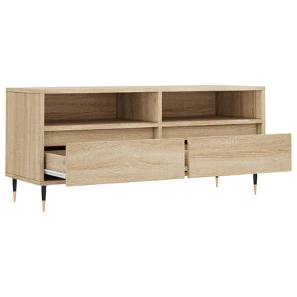 Tv Skříňka Dub Sonoma 100 X 34,5 X 44,5 Cm Kompozitní Dřevo