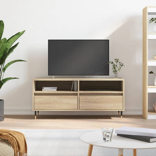 Tv Skříňka Dub Sonoma 100 X 34,5 X 44,5 Cm Kompozitní Dřevo