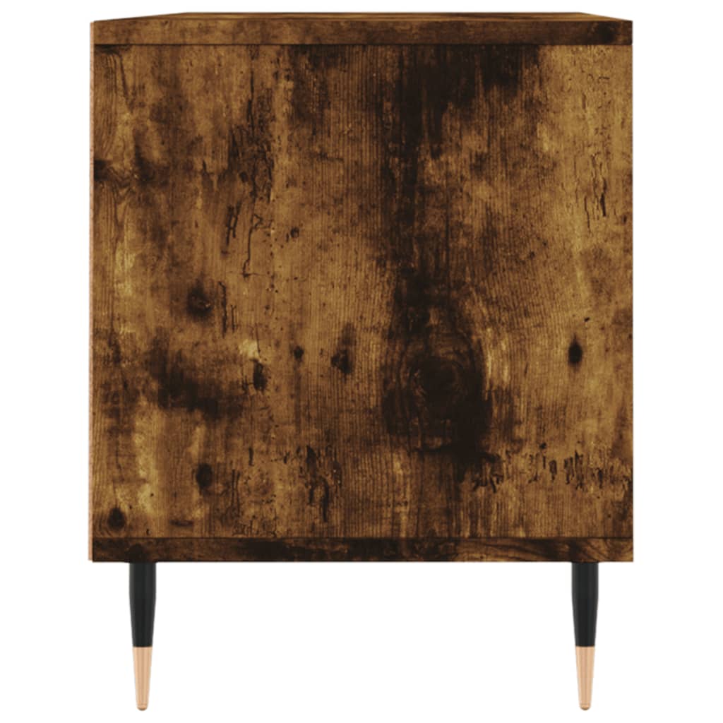 Tv Skříňka Kouřový Dub 100 X 34,5 X 44,5 Cm Kompozitní Dřevo