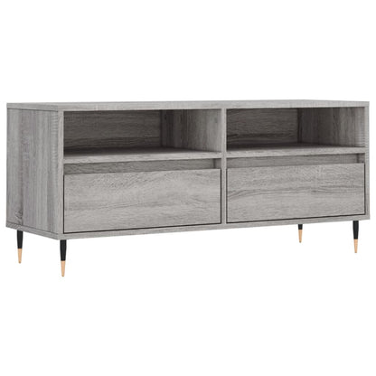 Tv Skříňka Šedá Sonoma 100 X 34,5 X 44,5 Cm Kompozitní Dřevo