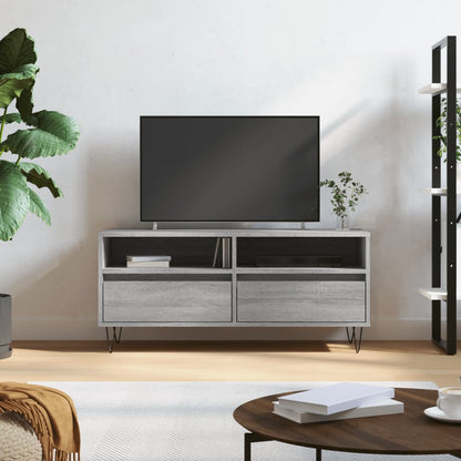Tv Skříňka Bílá Vysoký Lesk 100X34,5X44,5 Cm Kompozitní Dřevo