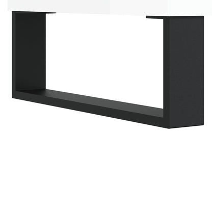 Tv Skříňka Bílá Vysoký Lesk 100X34,5X44,5 Cm Kompozitní Dřevo