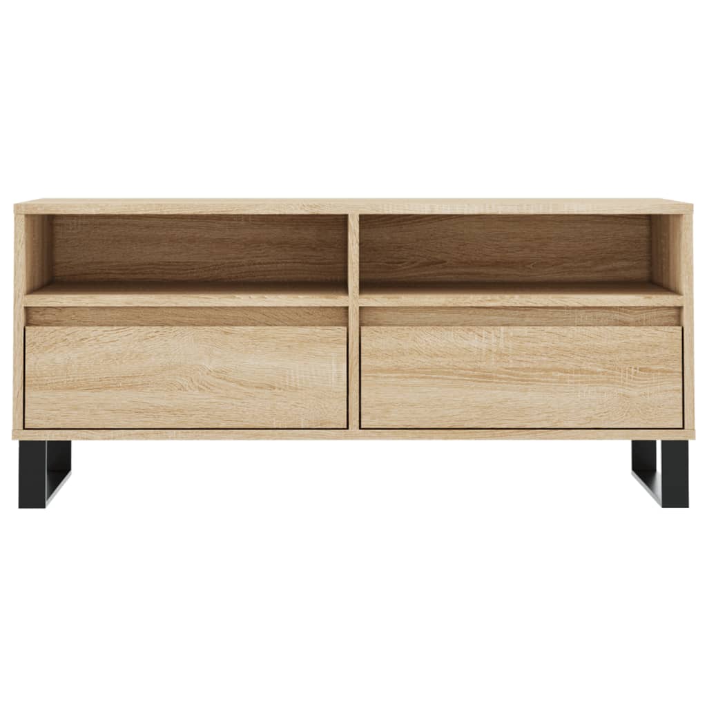 Tv Skříňka Dub Sonoma 100 X 34,5 X 44,5 Cm Kompozitní Dřevo