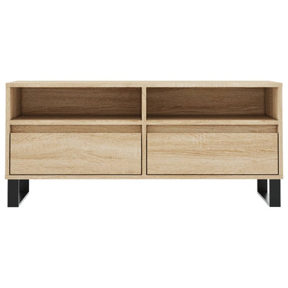 Tv Skříňka Dub Sonoma 100 X 34,5 X 44,5 Cm Kompozitní Dřevo