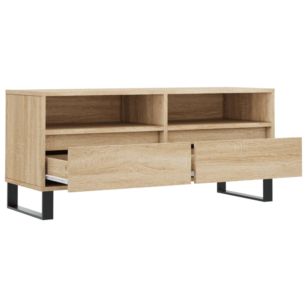 Tv Skříňka Dub Sonoma 100 X 34,5 X 44,5 Cm Kompozitní Dřevo