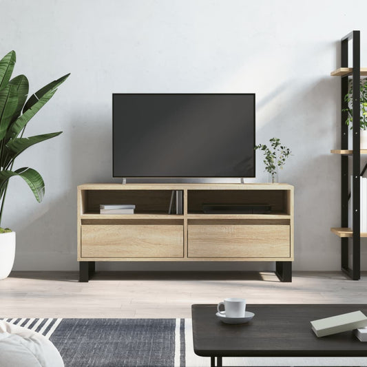 Tv Skříňka Dub Sonoma 100 X 34,5 X 44,5 Cm Kompozitní Dřevo