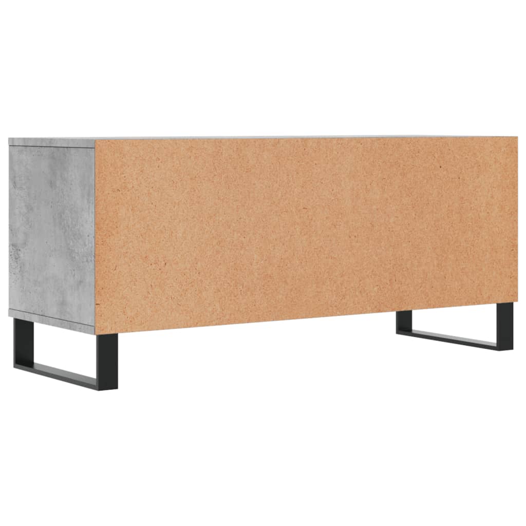 Tv Skříňka Betonově Šedá 100 X 34,5 X 44,5 Cm Kompozitní Dřevo