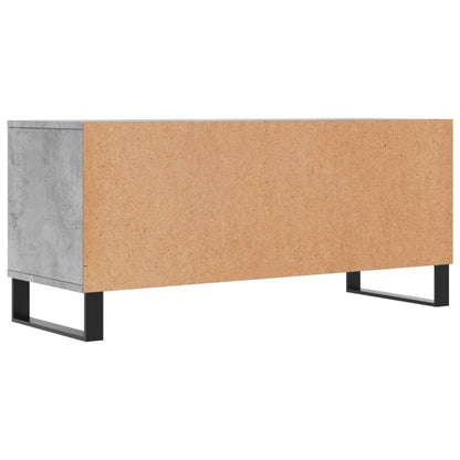 Tv Skříňka Betonově Šedá 100 X 34,5 X 44,5 Cm Kompozitní Dřevo