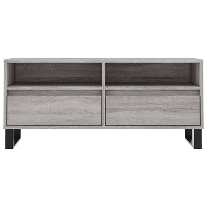 Tv Skříňka Šedá Sonoma 100 X 34,5 X 44,5 Cm Kompozitní Dřevo