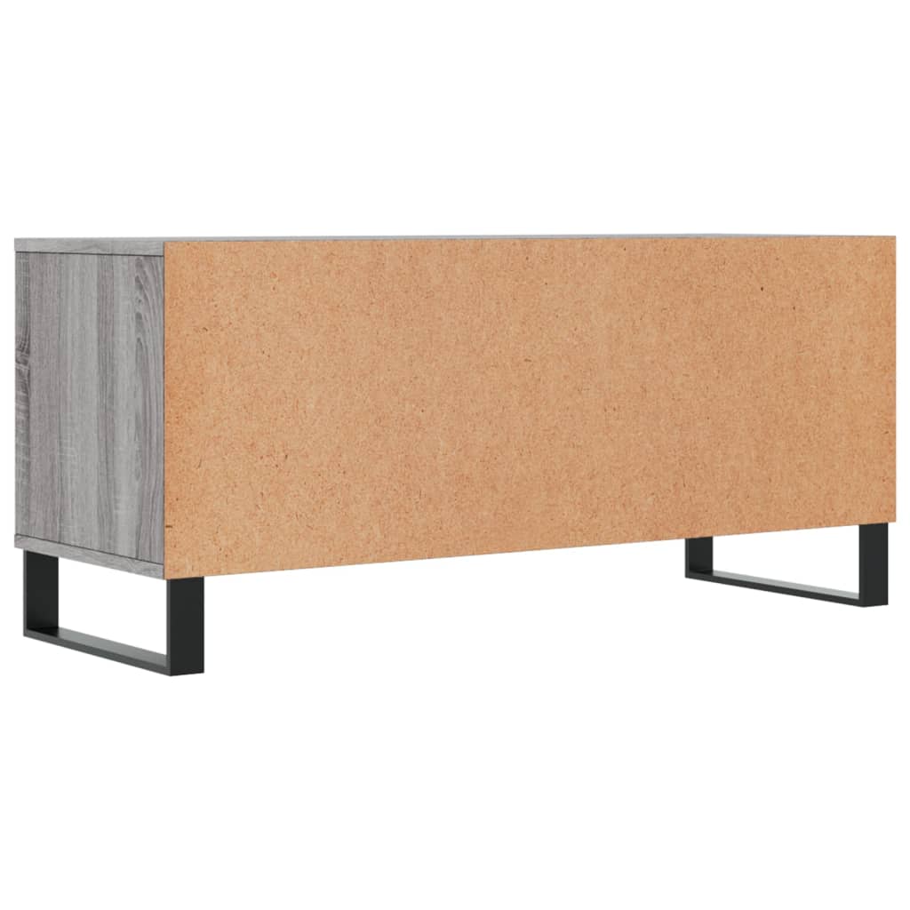 Tv Skříňka Šedá Sonoma 100 X 34,5 X 44,5 Cm Kompozitní Dřevo