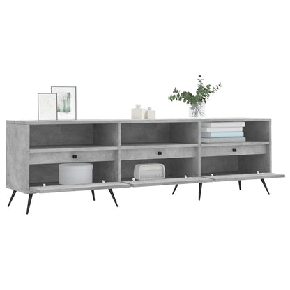 Tv Skříňka Betonově Šedá 150 X 30 X 44,5 Cm Kompozitní Dřevo