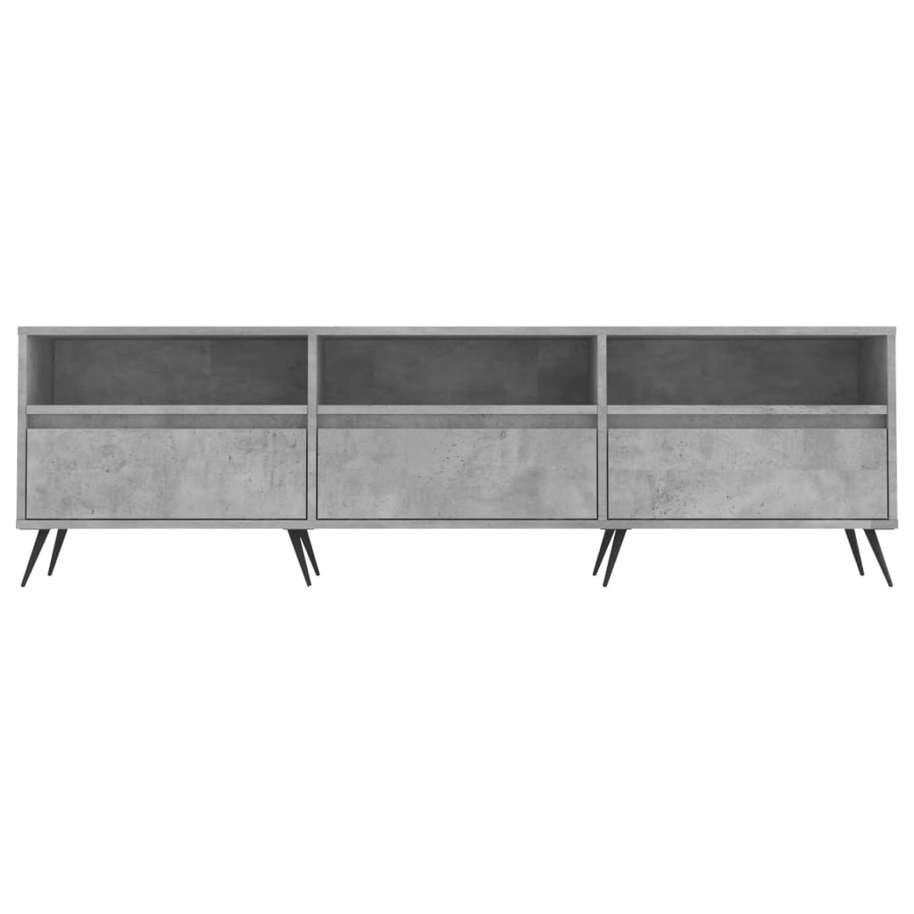 Tv Skříňka Betonově Šedá 150 X 30 X 44,5 Cm Kompozitní Dřevo