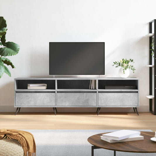 Tv Skříňka Betonově Šedá 150 X 30 X 44,5 Cm Kompozitní Dřevo
