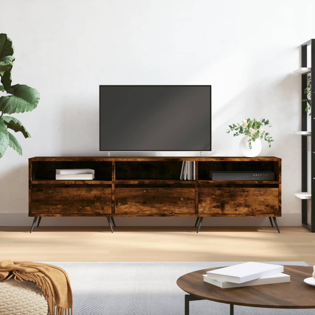 Tv Skříňka Betonově Šedá 150 X 30 X 44,5 Cm Kompozitní Dřevo