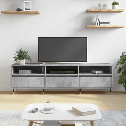 Tv Skříňka Šedá Sonoma 150 X 30 X 44,5 Cm Kompozitní Dřevo