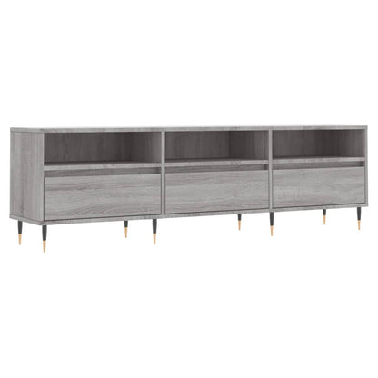 Tv Skříňka Šedá Sonoma 150 X 30 X 44,5 Cm Kompozitní Dřevo
