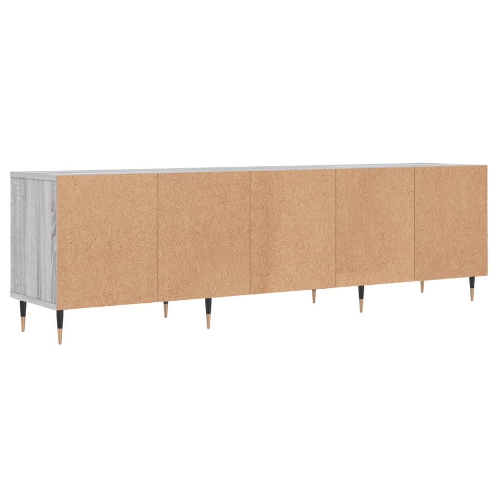 Tv Skříňka Šedá Sonoma 150 X 30 X 44,5 Cm Kompozitní Dřevo